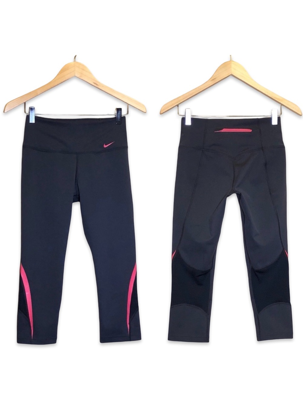 Nike Dri-Fit gray leggings with mesh detail Workout leggings Gym leggings XS